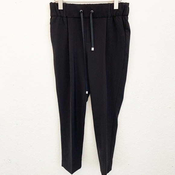 ATM Anthony Thomas Melillo Womens XS Pants Micro Twill Pull On Solid Black $295 - Picture 5 of 9